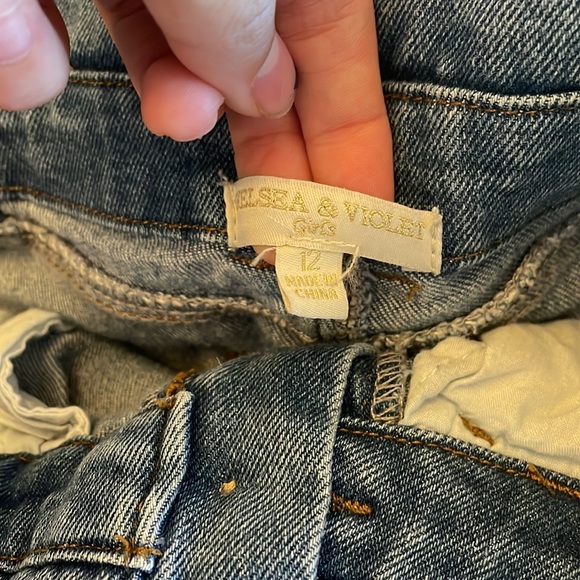 Chelsea and Violet girls jean shorts. - Picture 3 of 5